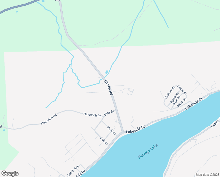 map of restaurants, bars, coffee shops, grocery stores, and more near Noxen Road in Harveys Lake