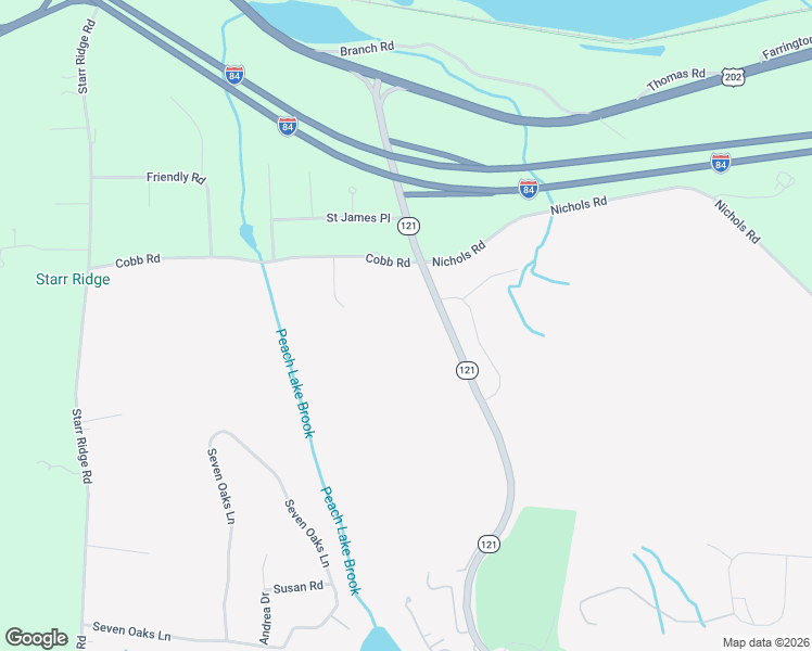 map of restaurants, bars, coffee shops, grocery stores, and more near 99 Peach Lake Road in Brewster