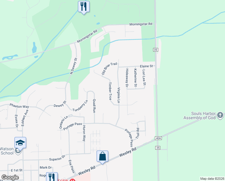 map of restaurants, bars, coffee shops, grocery stores, and more near 1200-1398 Timber Trce in Auburn