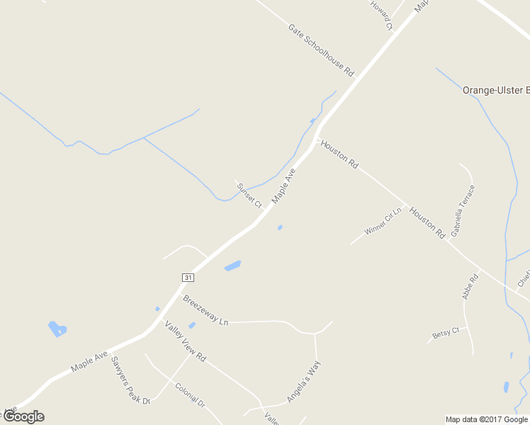 map of restaurants, bars, coffee shops, grocery stores, and more near 107 Maple Avenue in Goshen