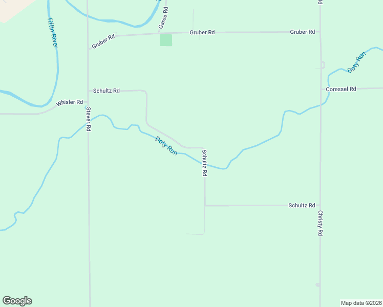 map of restaurants, bars, coffee shops, grocery stores, and more near 22528-22598 Schultz Road in Defiance
