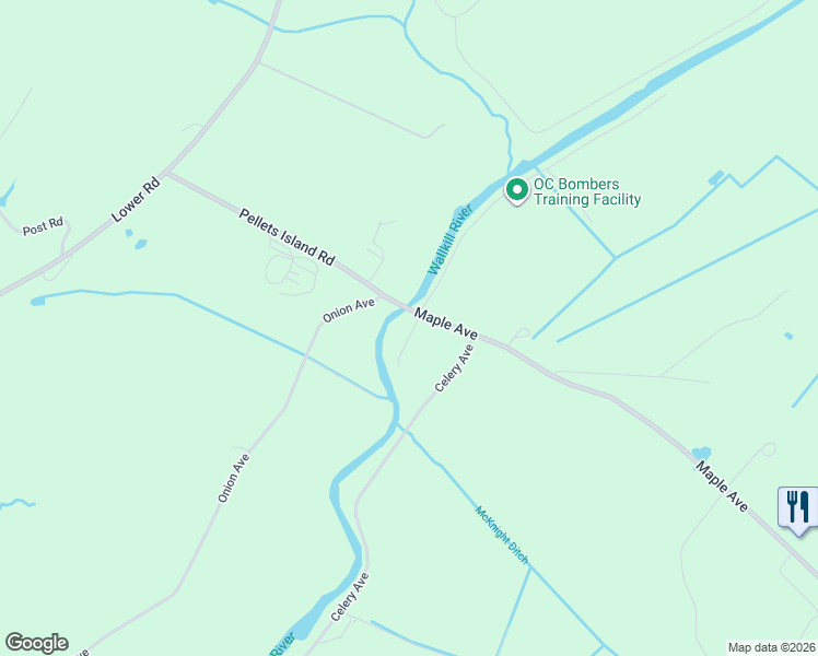 map of restaurants, bars, coffee shops, grocery stores, and more near 2 Old Celery Avenue in New Hampton