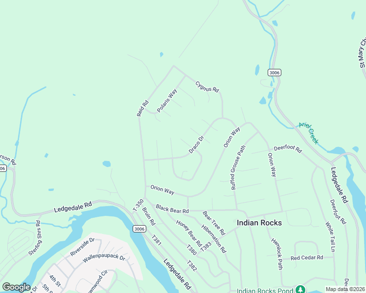 map of restaurants, bars, coffee shops, grocery stores, and more near 9 Leo Mew in Lake Ariel