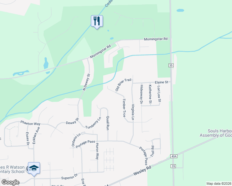 map of restaurants, bars, coffee shops, grocery stores, and more near 1398 Timber Trce in Auburn
