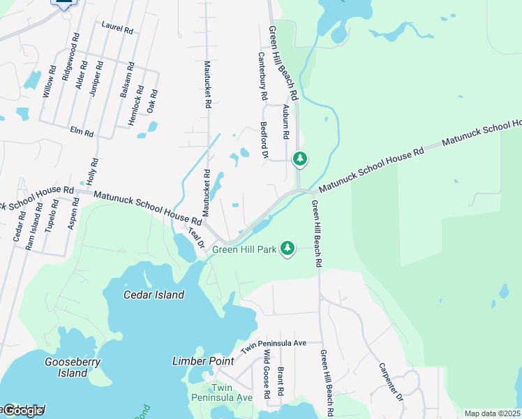 map of restaurants, bars, coffee shops, grocery stores, and more near 19 Corey Road in South Kingstown