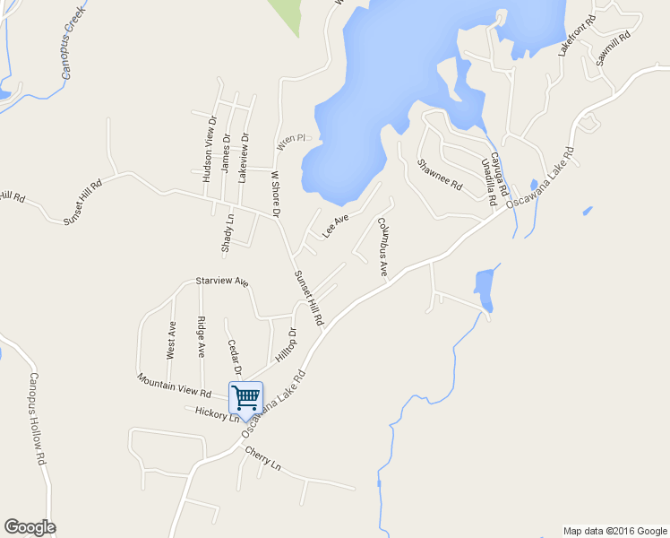 map of restaurants, bars, coffee shops, grocery stores, and more near 23 Cedar Ledges Court in Putnam Valley