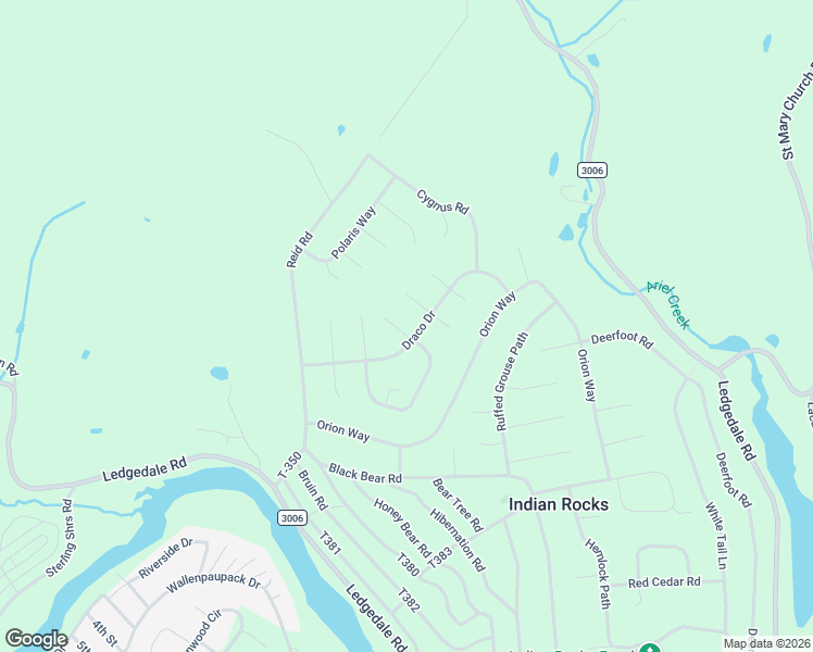 map of restaurants, bars, coffee shops, grocery stores, and more near 9 Leo Mew in Wayne County
