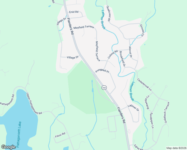 map of restaurants, bars, coffee shops, grocery stores, and more near Flanders Road in Southeastern Connecticut Planning Region