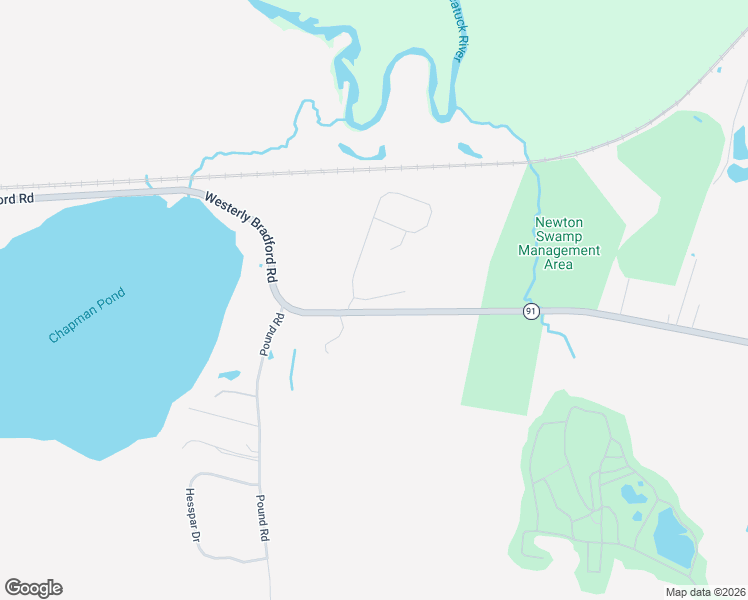 map of restaurants, bars, coffee shops, grocery stores, and more near 1 Auke Way in Westerly