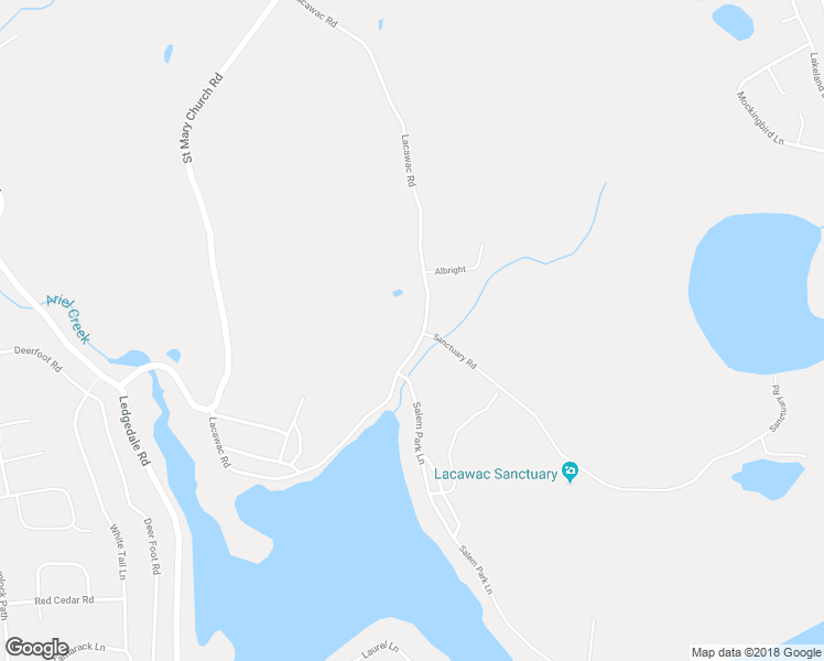 map of restaurants, bars, coffee shops, grocery stores, and more near 135 Lacawac Road in Lake Ariel