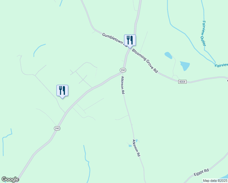 map of restaurants, bars, coffee shops, grocery stores, and more near 446 Pennsylvania 390 in Tafton