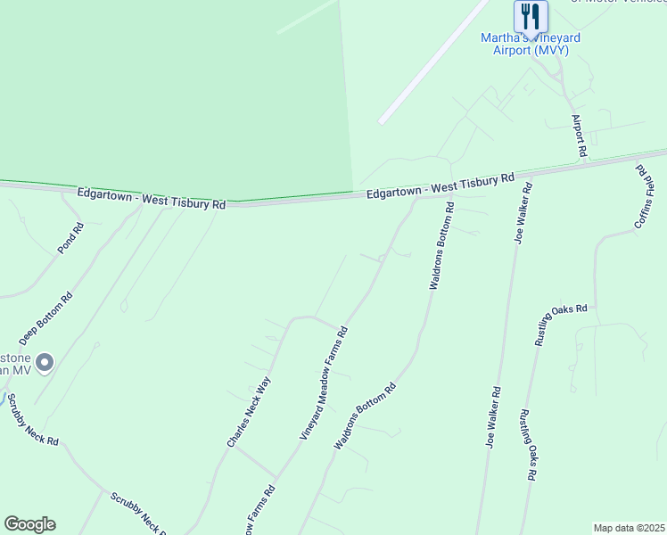 map of restaurants, bars, coffee shops, grocery stores, and more near 41 Charles Neck Way in West Tisbury