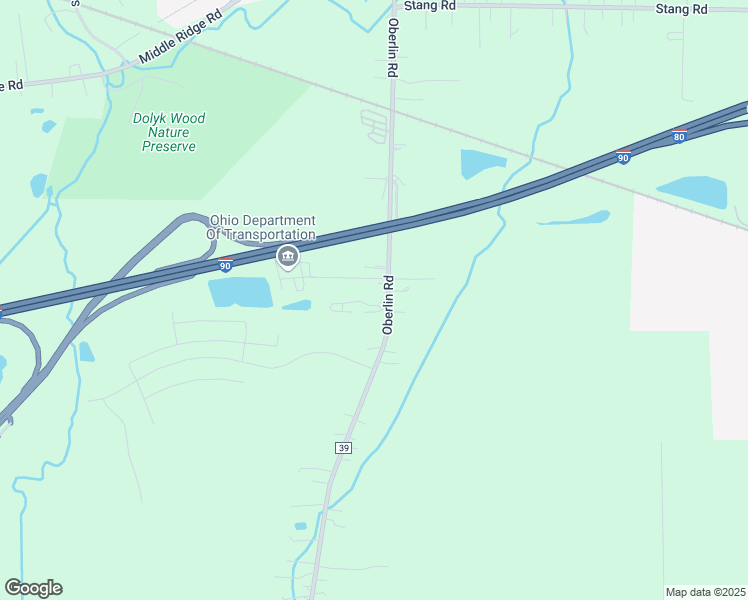 map of restaurants, bars, coffee shops, grocery stores, and more near 7828 Oberlin Road in Elyria