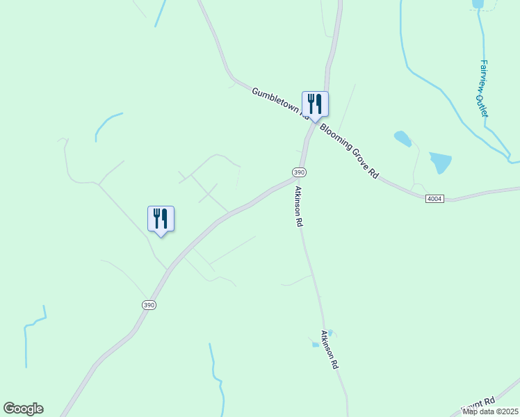 map of restaurants, bars, coffee shops, grocery stores, and more near 446 Pennsylvania 390 in Tafton