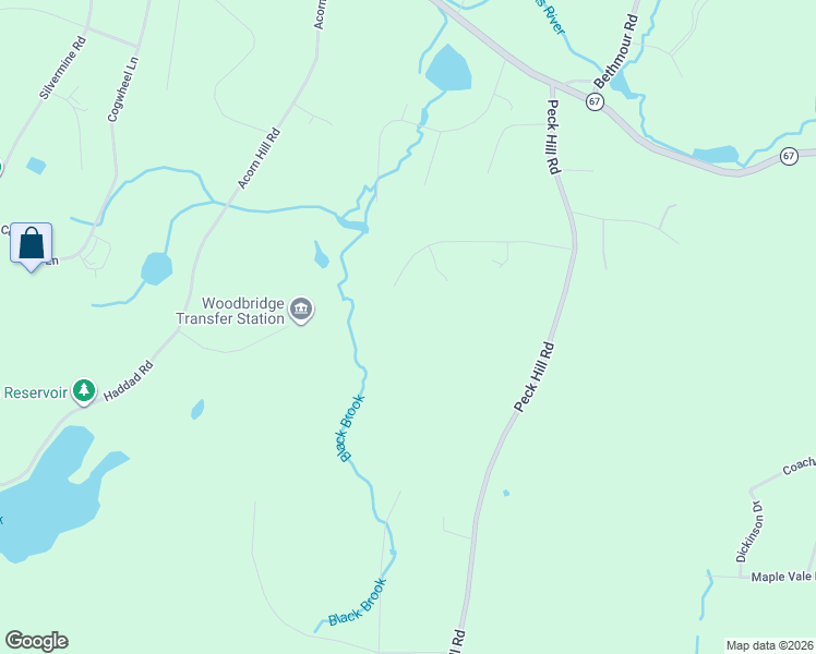 map of restaurants, bars, coffee shops, grocery stores, and more near 44 Elderslie Lane in Woodbridge