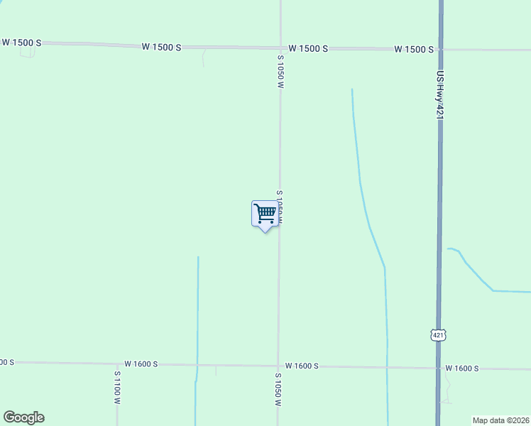 map of restaurants, bars, coffee shops, grocery stores, and more near 15478 South 1050 West in Wanatah