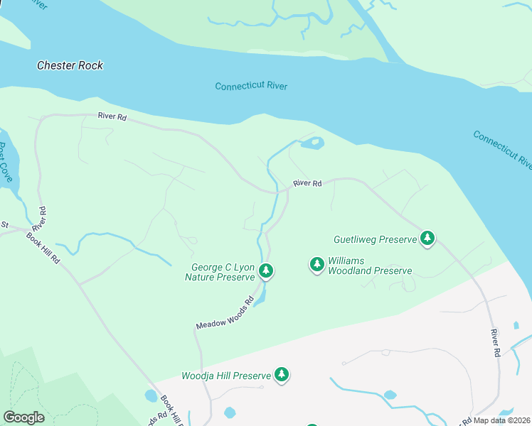 map of restaurants, bars, coffee shops, grocery stores, and more near 252 River Road in Deep River