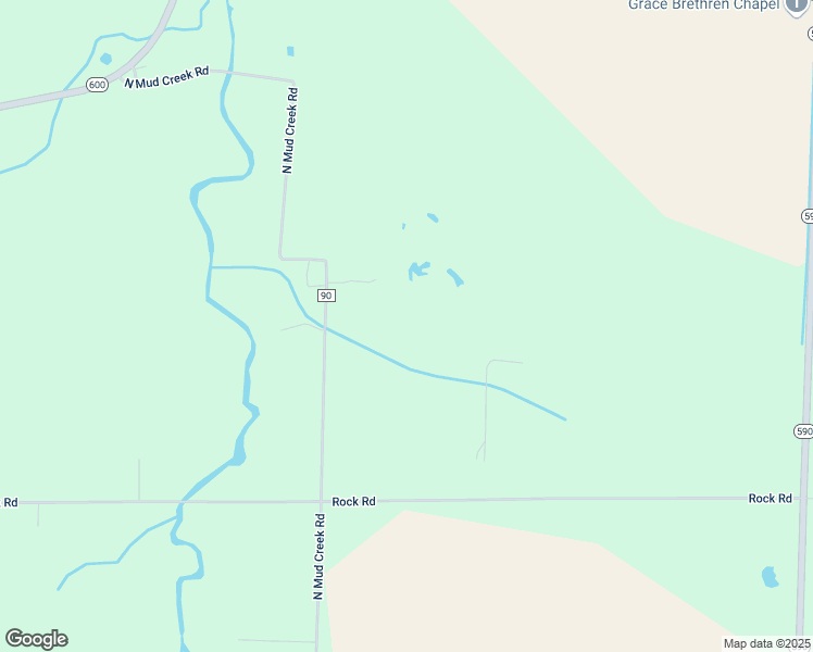 map of restaurants, bars, coffee shops, grocery stores, and more near 1555 County Road 90 in Gibsonburg
