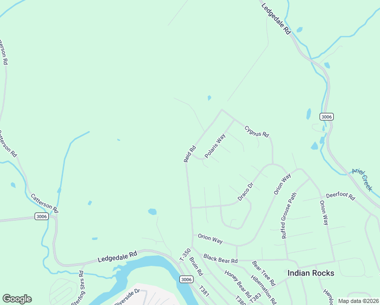 map of restaurants, bars, coffee shops, grocery stores, and more near 266 Reid Road in Lake Ariel