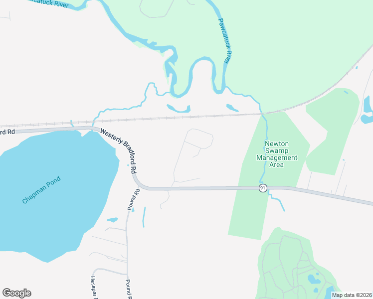 map of restaurants, bars, coffee shops, grocery stores, and more near 60 Fieldstone Way in Westerly