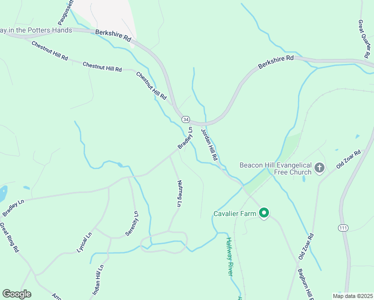 map of restaurants, bars, coffee shops, grocery stores, and more near 3 Bradley Lane in Newtown