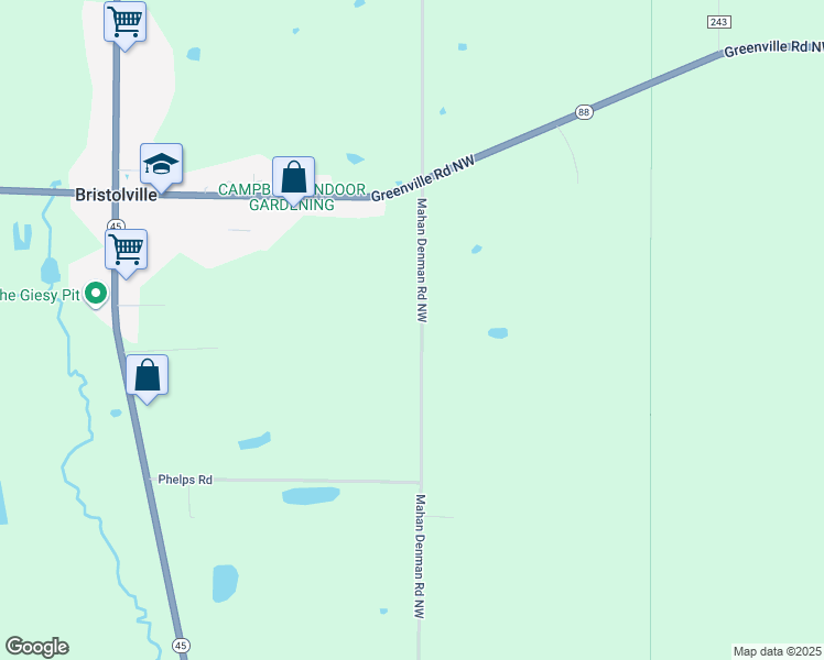 2690 Mahan Denman Road Northwest, Bristolville OH Walk Score