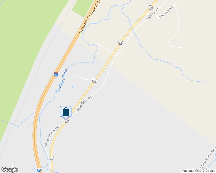 map of restaurants, bars, coffee shops, grocery stores, and more near 76 Woodbury Road in Woodbury