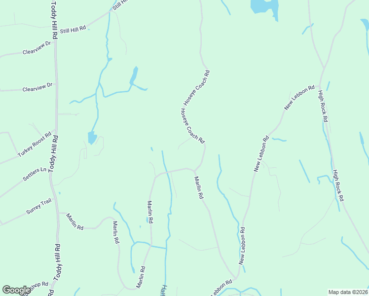 map of restaurants, bars, coffee shops, grocery stores, and more near 44 Hoseye Coach Road in Newtown