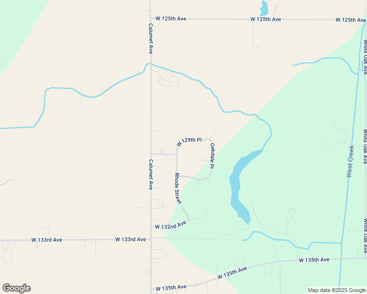 map of restaurants, bars, coffee shops, grocery stores, and more near 13901-14199 W 129th Pl in Cedar Lake