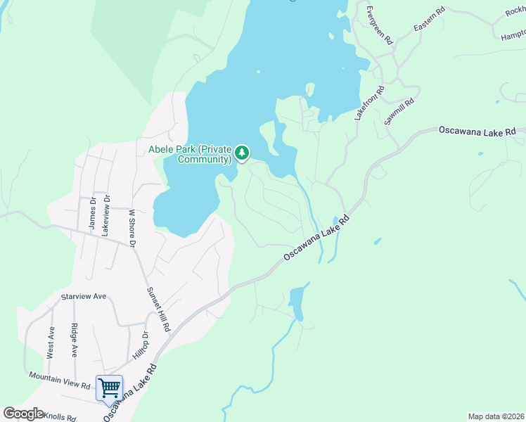 map of restaurants, bars, coffee shops, grocery stores, and more near 31 Shawnee Road in Putnam Valley