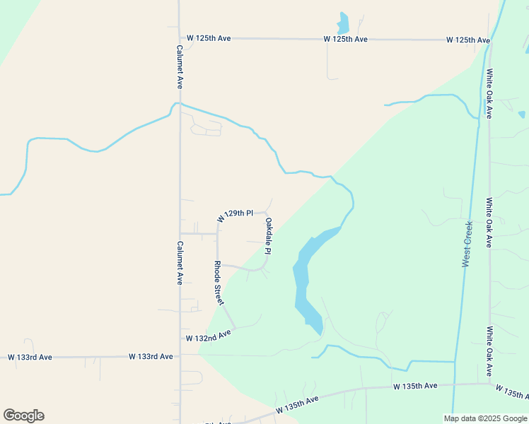 map of restaurants, bars, coffee shops, grocery stores, and more near 13901 West 129th Place in Cedar Lake