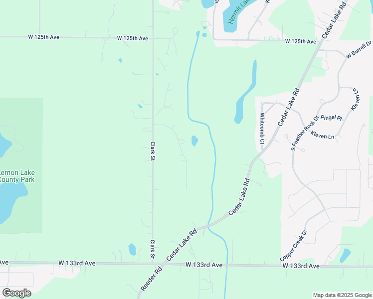 map of restaurants, bars, coffee shops, grocery stores, and more near 12938 Baker Court in Crown Point