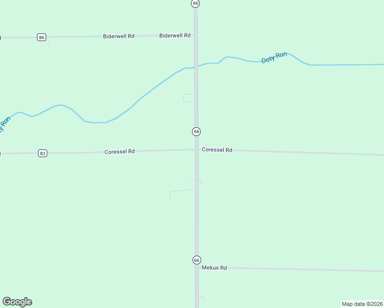 map of restaurants, bars, coffee shops, grocery stores, and more near 23999 Township Highway 83 in Defiance
