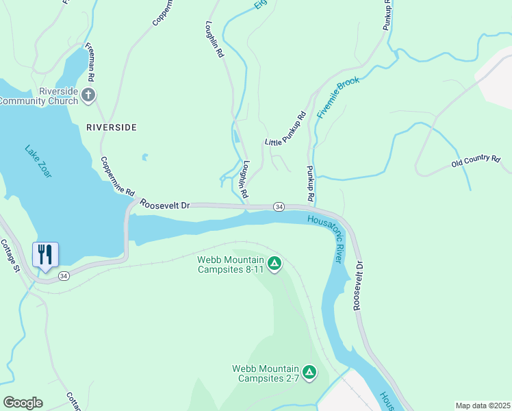map of restaurants, bars, coffee shops, grocery stores, and more near 666 Roosevelt Drive in Oxford