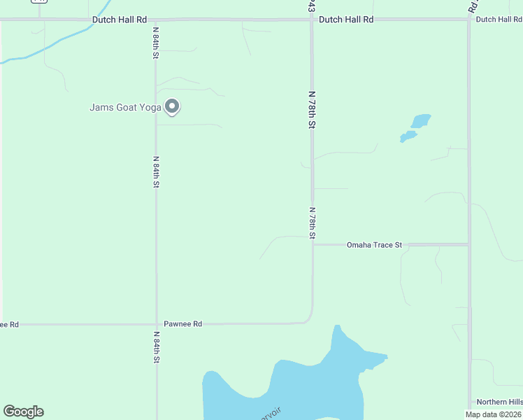 map of restaurants, bars, coffee shops, grocery stores, and more near 13750 North 78th Street in Omaha