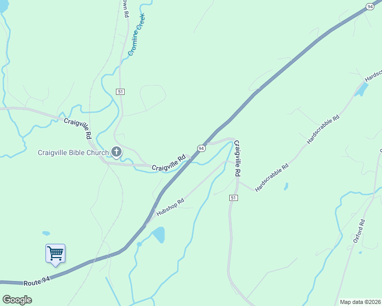 map of restaurants, bars, coffee shops, grocery stores, and more near 827 Craigville Road in Chester