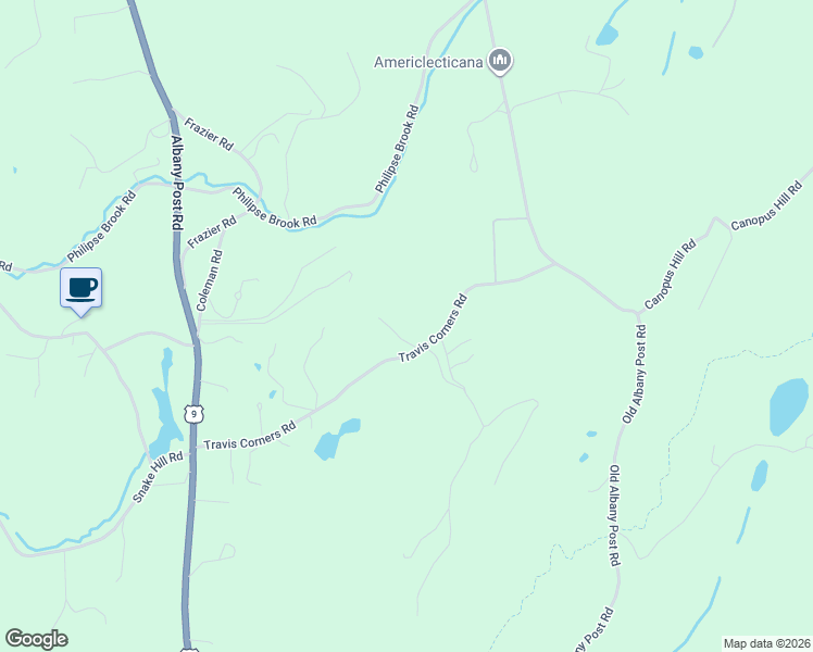 map of restaurants, bars, coffee shops, grocery stores, and more near 97 Travis Corners Road in Philipstown