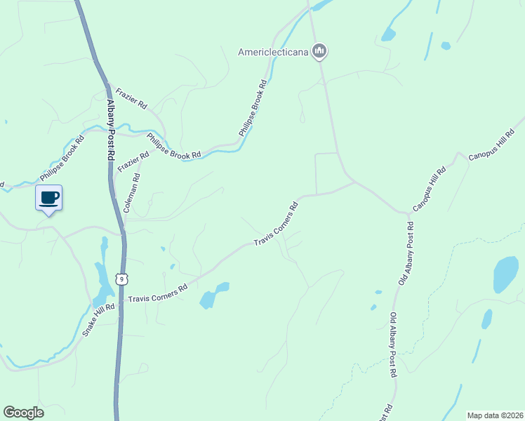 map of restaurants, bars, coffee shops, grocery stores, and more near 97 Travis Corners Road in Philipstown