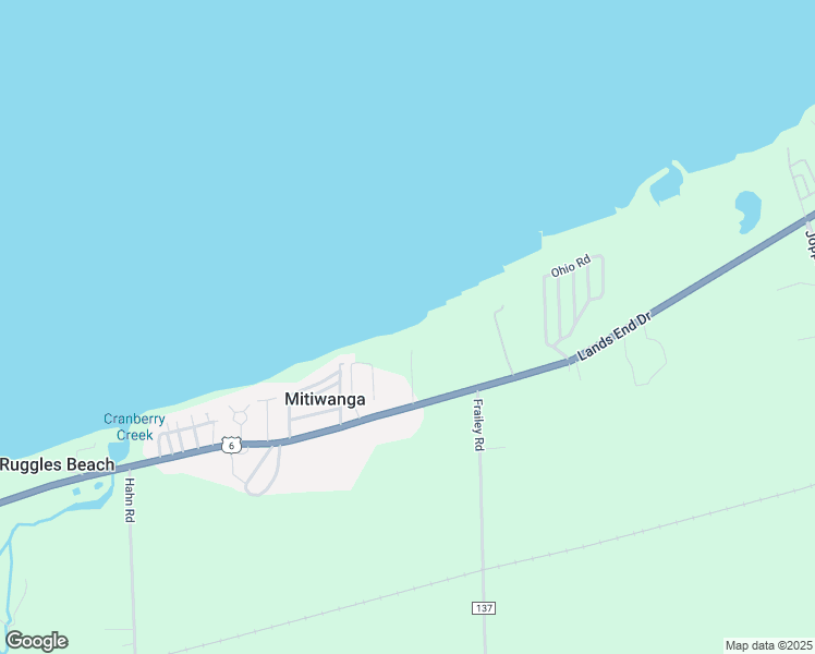 map of restaurants, bars, coffee shops, grocery stores, and more near 5003 Cleveland Rd E in Huron