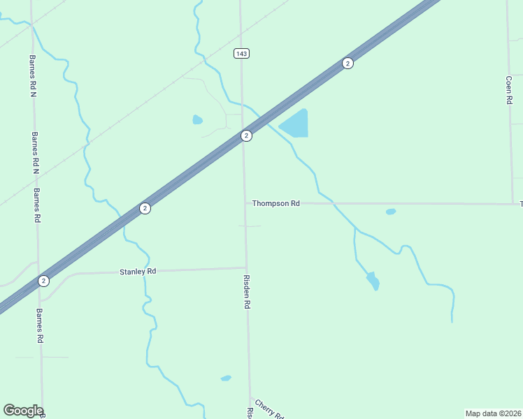 map of restaurants, bars, coffee shops, grocery stores, and more near 12210 Thompson Road in Vermilion