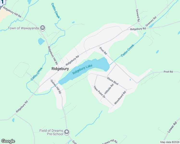 map of restaurants, bars, coffee shops, grocery stores, and more near 78 Shore Boulevard in Slate Hill