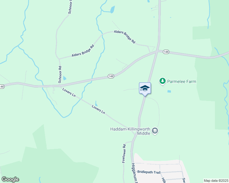 map of restaurants, bars, coffee shops, grocery stores, and more near 24 Old Bedford Farm Road in Killingworth