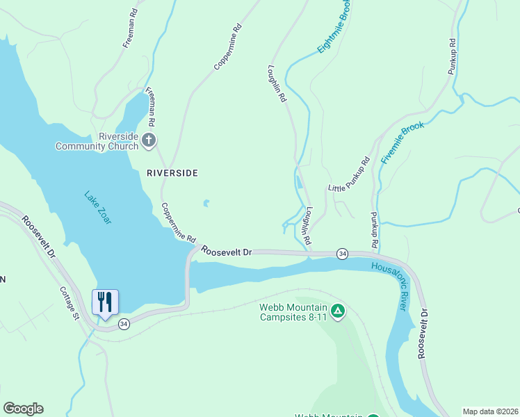 map of restaurants, bars, coffee shops, grocery stores, and more near 708 Roosevelt Drive in Oxford