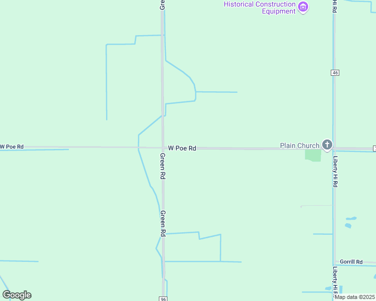 map of restaurants, bars, coffee shops, grocery stores, and more near 16653 West Poe Road in Bowling Green