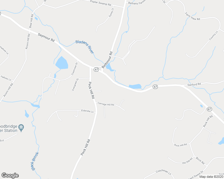 map of restaurants, bars, coffee shops, grocery stores, and more near 182 Seymour Road in Woodbridge