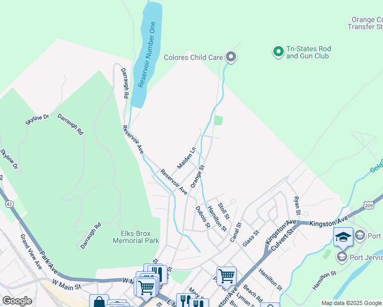 Maiden Lane, Port Jervis NY Walk Score