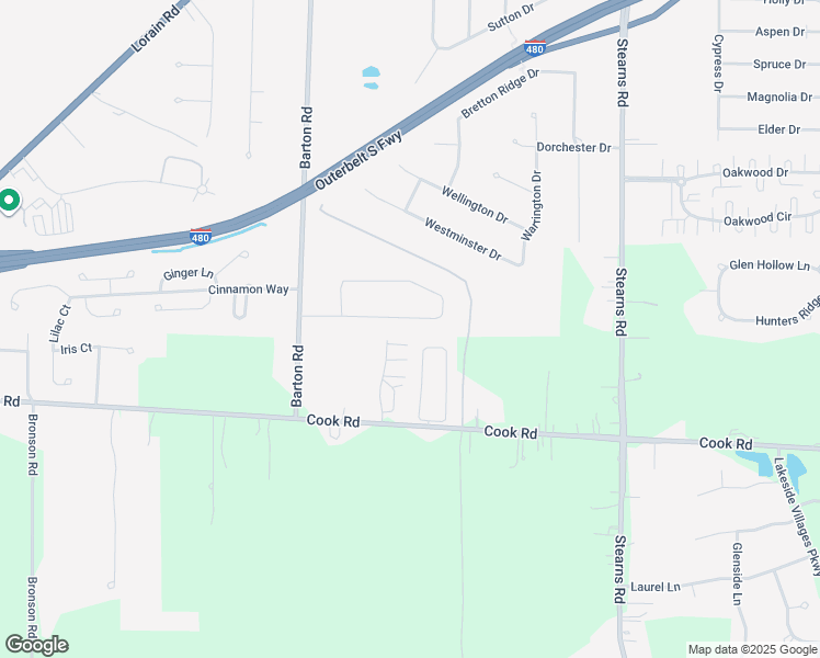 map of restaurants, bars, coffee shops, grocery stores, and more near 29385 Vita Lane in North Olmsted