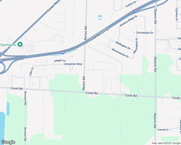 map of restaurants, bars, coffee shops, grocery stores, and more near 29757 Vita Lane in North Olmsted