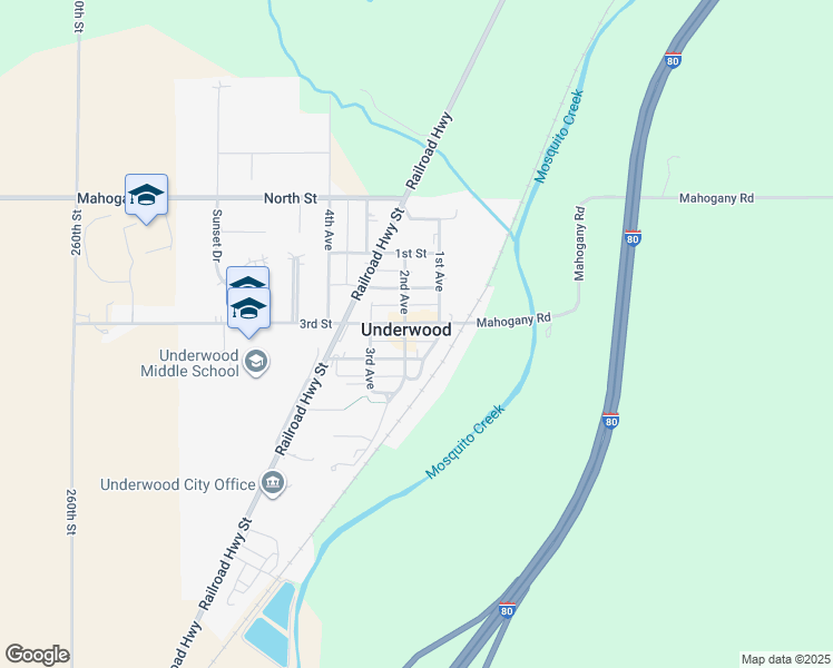 131 3rd Street, Underwood IA Walk Score