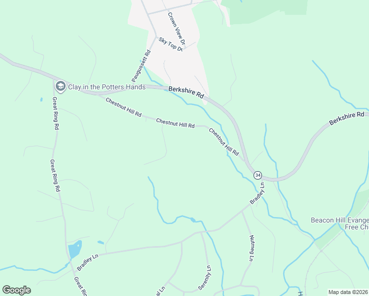 map of restaurants, bars, coffee shops, grocery stores, and more near 24 Chestnut Hill Road in Newtown